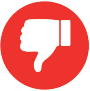THumbs down